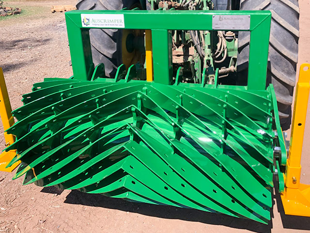 1.5m Auscrimper Cover Crop Roller